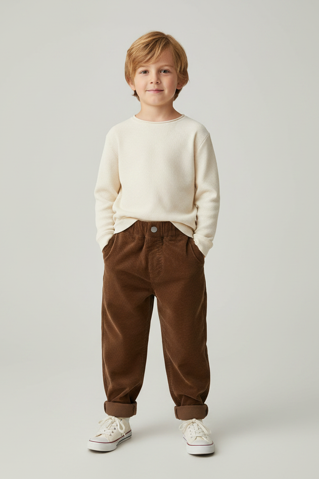 Pantalon Marron 37c9 - Cordé