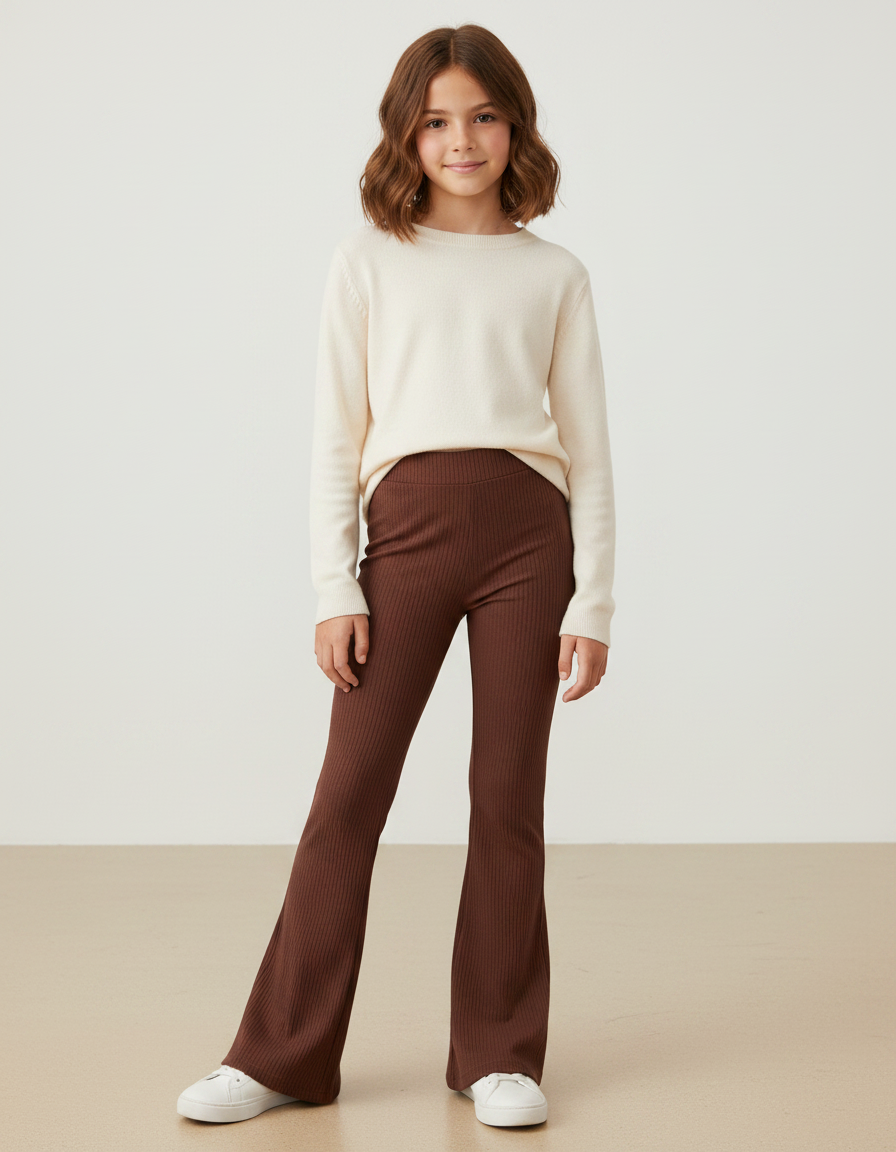 Pantalon Marron 5c82 - Maille