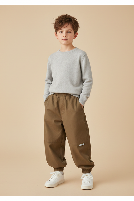 Pantalon Marron A427 - Toile