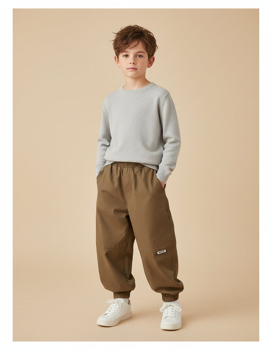 Pantalon Marron A427 - Toile