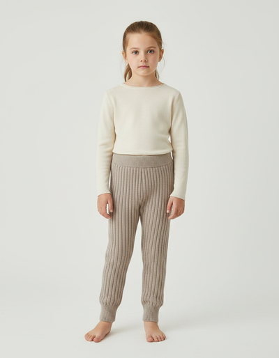 Pantalon Marron Fille Clair