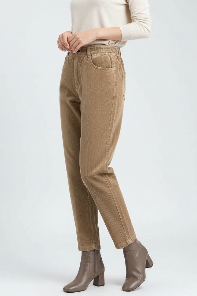 Pantalon Marron 2e90 - Camel Cordé