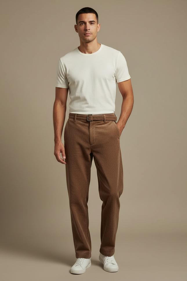 Pantalon Marron 3aa9 - Cordé