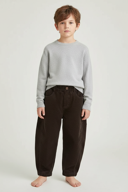Pantalon Parachute Marron - Cordé
