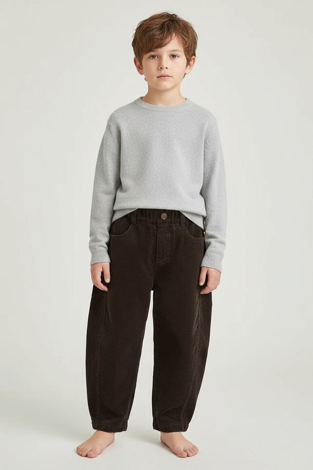 Pantalon Parachute Marron - Cordé