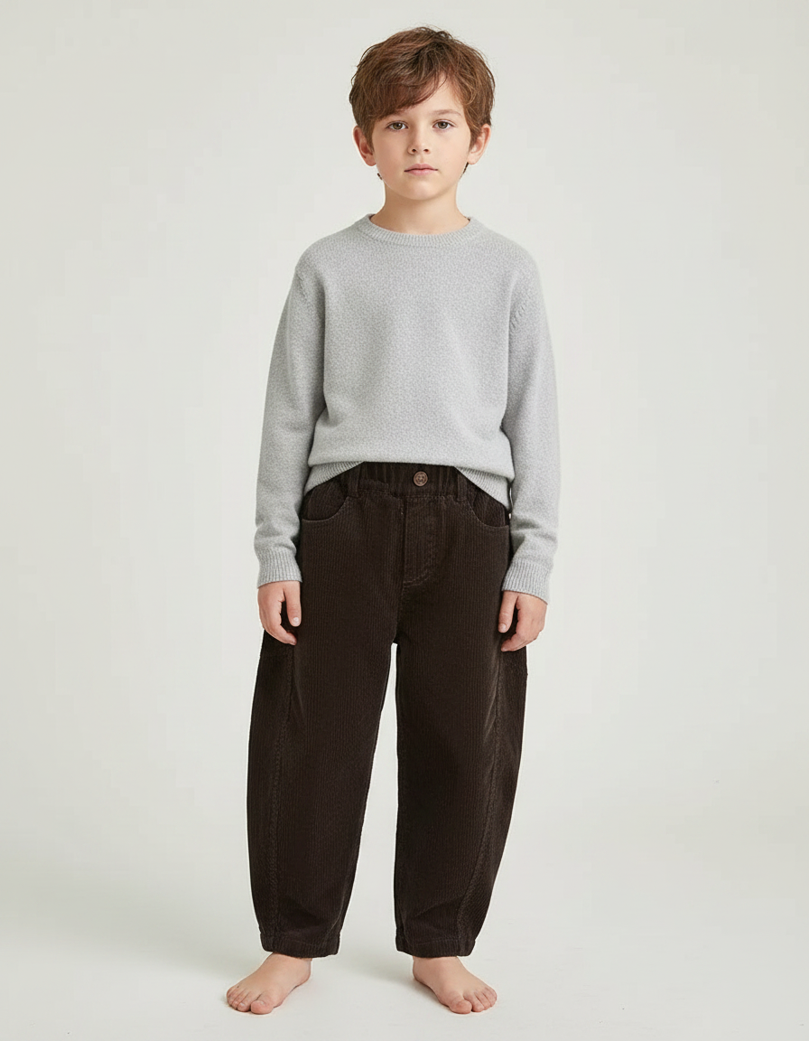 Pantalon Parachute Marron - Cordé