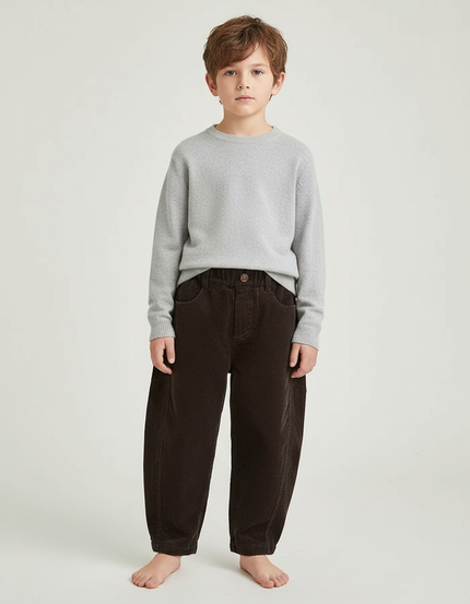 Pantalon Parachute Marron - Cordé