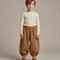 Pantalon Marron Ample Élastique Confortable Unisexe - Molleton