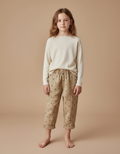 Pantalon Marron Femme