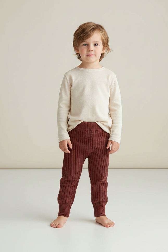 Pantalon Marron 59a3 - Maille