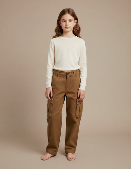 Pantalon Marron 1cf9 - Toile