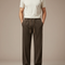 Pantalon Marron Ample Cordon Chaud Homme - Molleton
