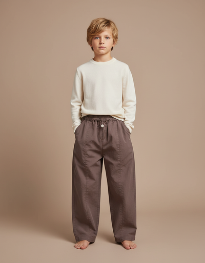 Pantalon Marron Chic