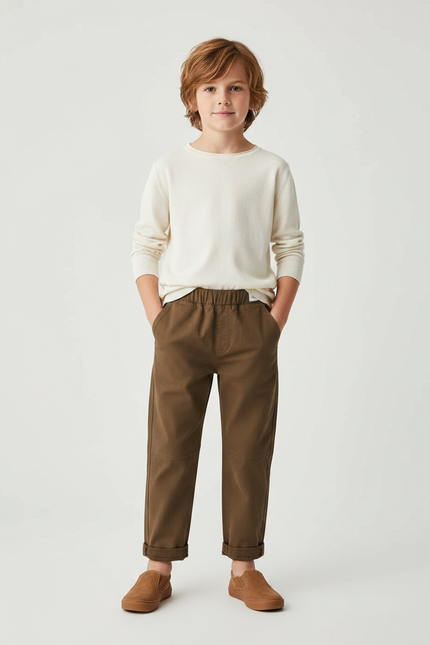 Pantalon Carpenter Marron - Kaki Toile