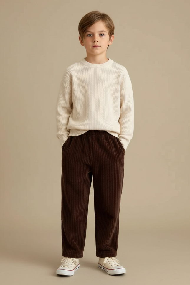 Pantalon Marron 3f5b - Cordé