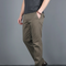Pantalon Marron Homme Coton Slim Chino Décontracté - Kaki