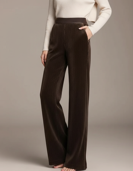 Pantalon Marron 9b06 - Cordé