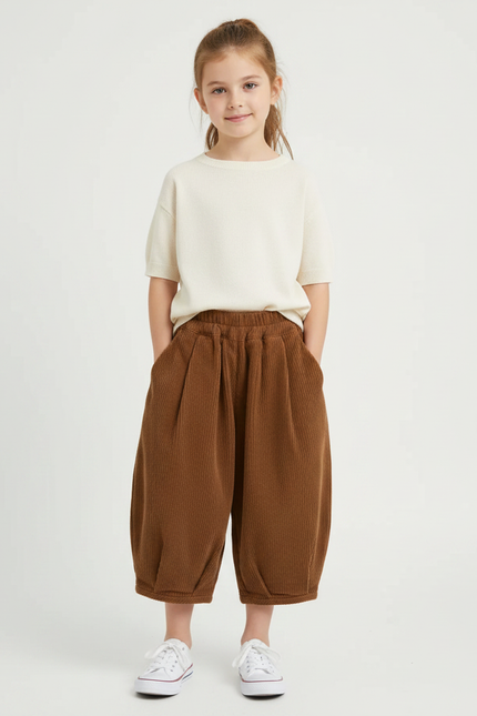 Pantalon Marron 3cc3 - Cordé