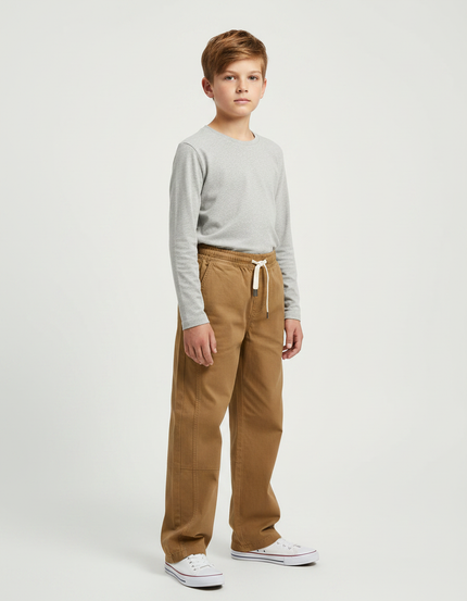 Pantalon Marron C544 - Toile