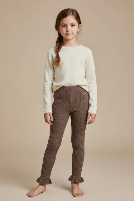 Pantalon Crochet Marron - Maille