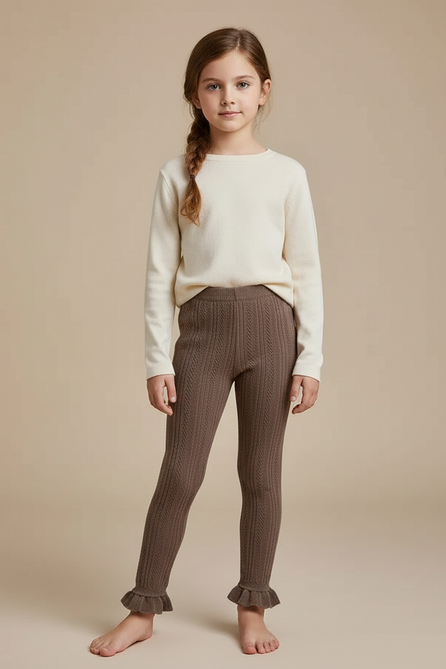 Pantalon Crochet Marron - Maille