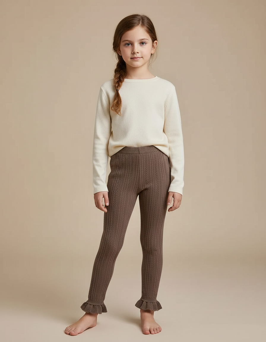Pantalon Crochet Marron - Maille