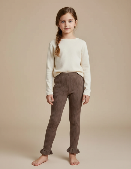 Pantalon Crochet Marron - Maille