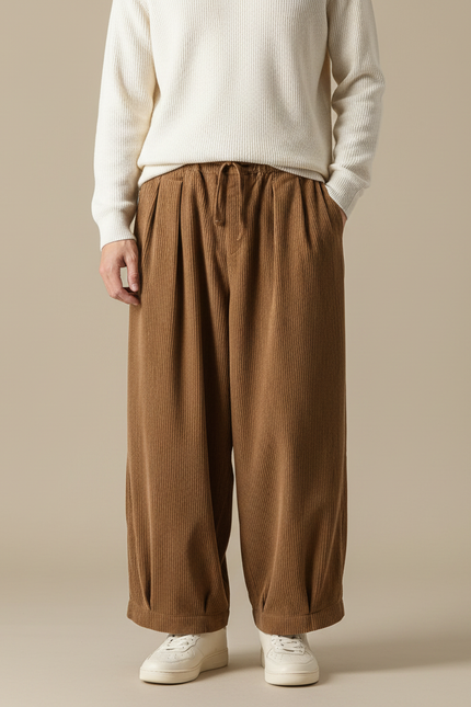 Pantalon Marron C8be - Cordé