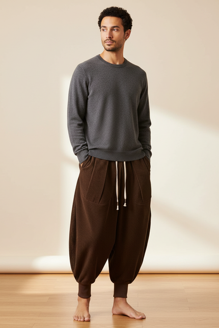 Pantalon Marron 0e85 - Cordé