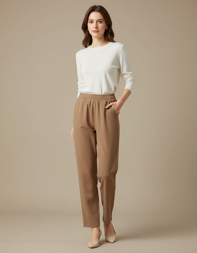 Pantalon Marron Bureau
