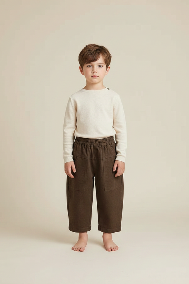 Pantalon Marron 0e09 - Laine