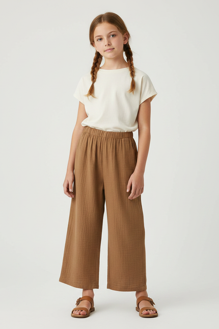 Pantalon Marron 78e9 - Coton