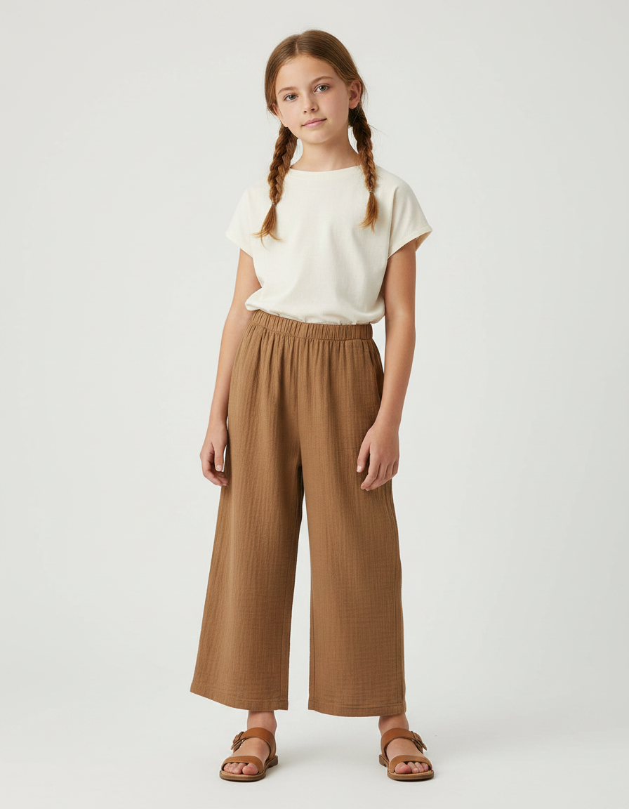 Pantalon Marron 78e9 - Coton