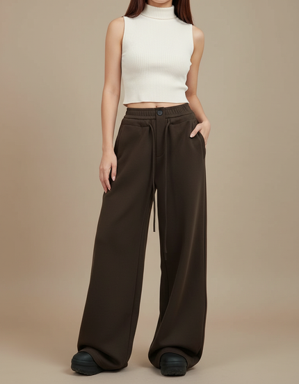 Pantalon Marron 4b64 - Molleton