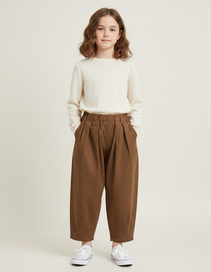 Pantalon Marron B6b1 - Toile