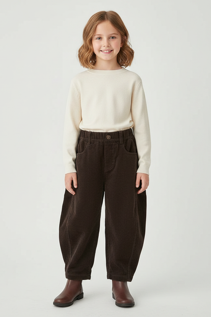 Pantalon Marron Ecd7 - Cordé