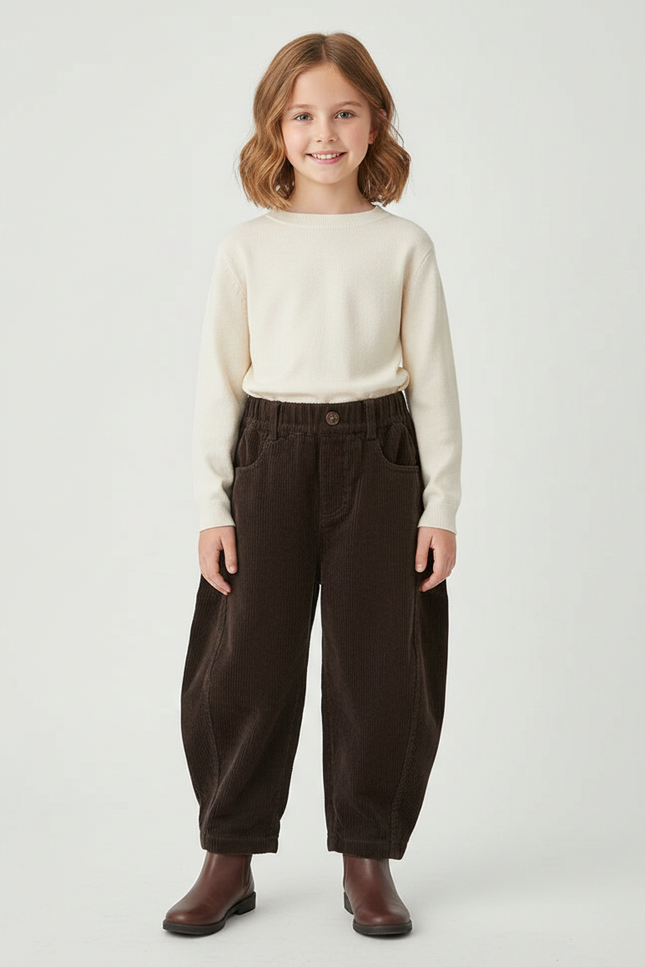 Pantalon Marron Ecd7 - Cordé