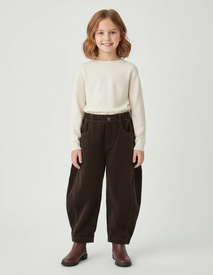 Pantalon Marron Ecd7 - Cordé