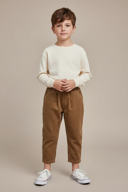 Pantalon Marron 22b7 - Cordé
