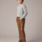 Pantalon Marron Brillant Similicuir Droit Enfant - Simili cuir