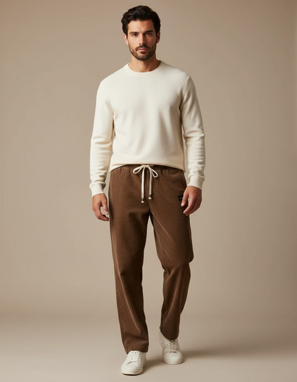 Pantalon Marron 2269 - Cordé