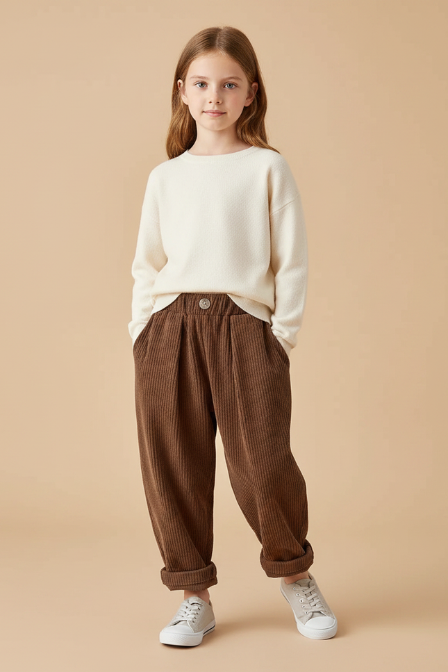 Pantalon Marron C6cf - Cordé