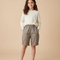 Pantalon Marron Enfant Décontracté Coton Ceinture Élastique - Kaki