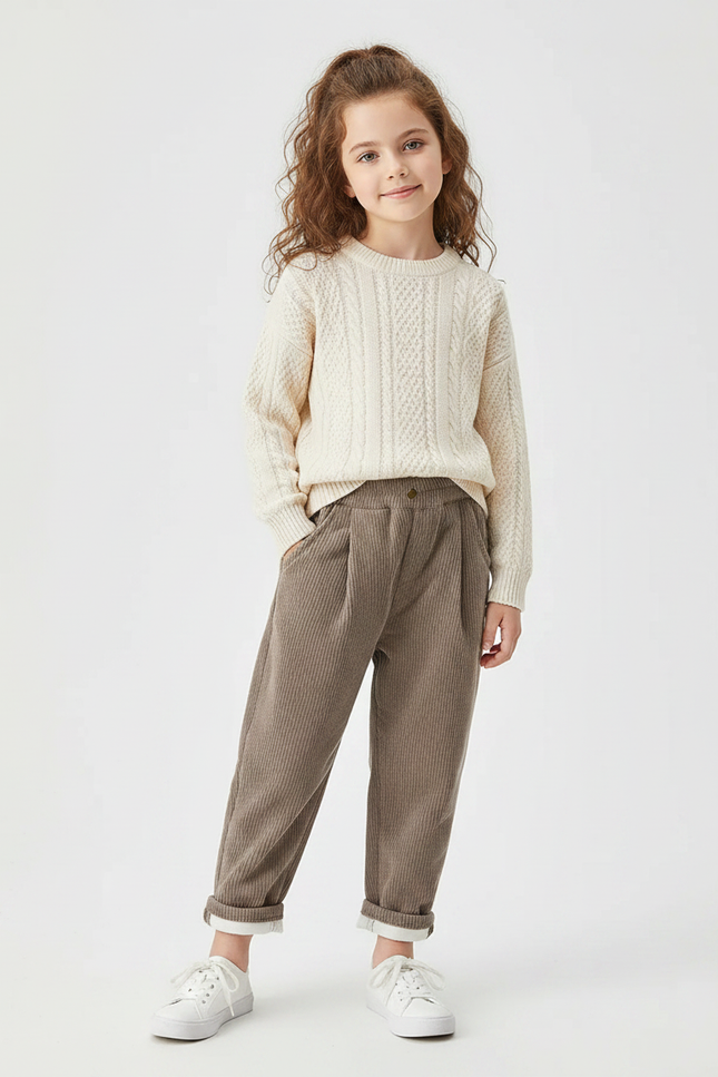 Pantalon Marron 773d - Cordé
