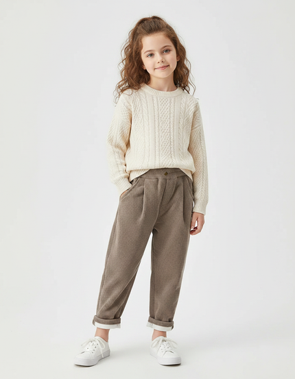 Pantalon Marron 773d - Cordé