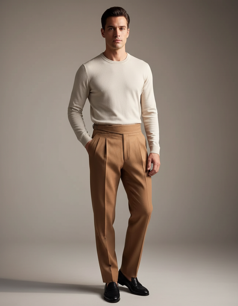 Pantalon Marron Homme