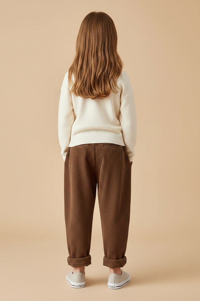 Pantalon Marron C6cf - Cordé - vue 2
