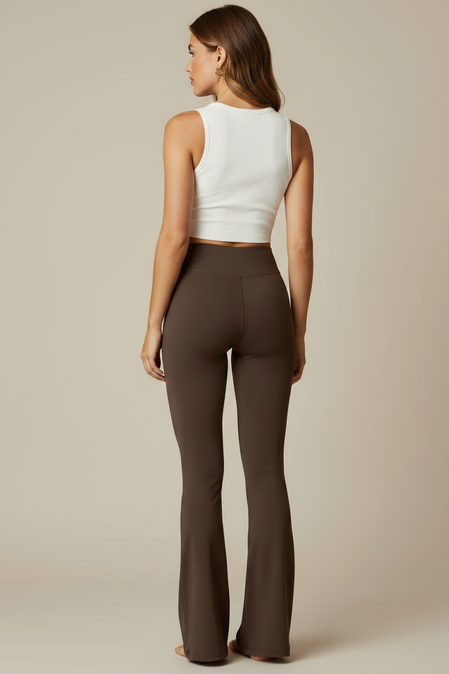 Pantalon Yoga Marron - Polyester - vue 2