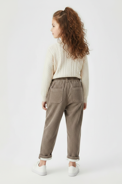 Pantalon Marron 773d - Cordé - vue 2