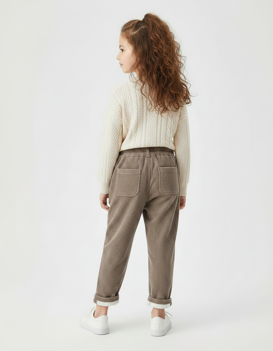 Pantalon Marron 773d - Cordé - vue 2